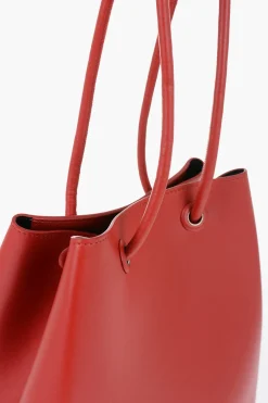 Borsa Tote in Pelle con Tasche Interne Formato Card></noscript>Jil Sander Outlet