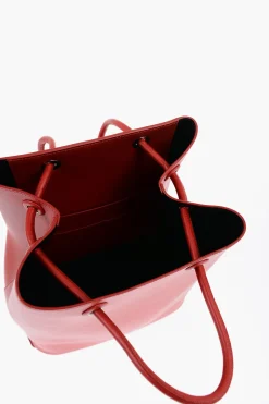 Borsa Tote in Pelle con Tasche Interne Formato Card></noscript>Jil Sander Outlet