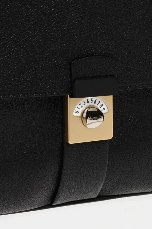 Borsa Tote in Pelle e Canvas con Tracolla Removibile>Maison Margiela Fashion