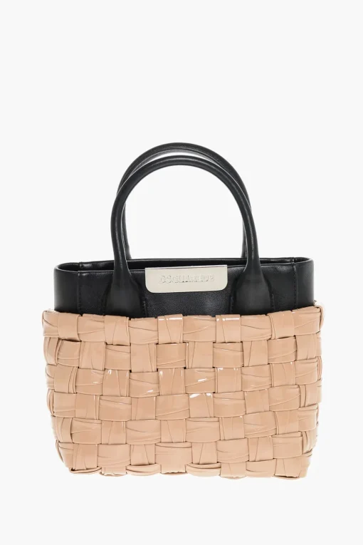 Borsa Tote in Pelle Intrecciata>Dsquared2 Best