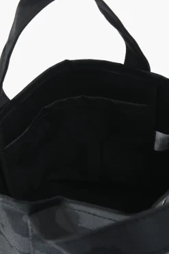 Clearance Borsa Tote PIENI UNIKKO in Canvas Camouflage Donna Borse A Mano