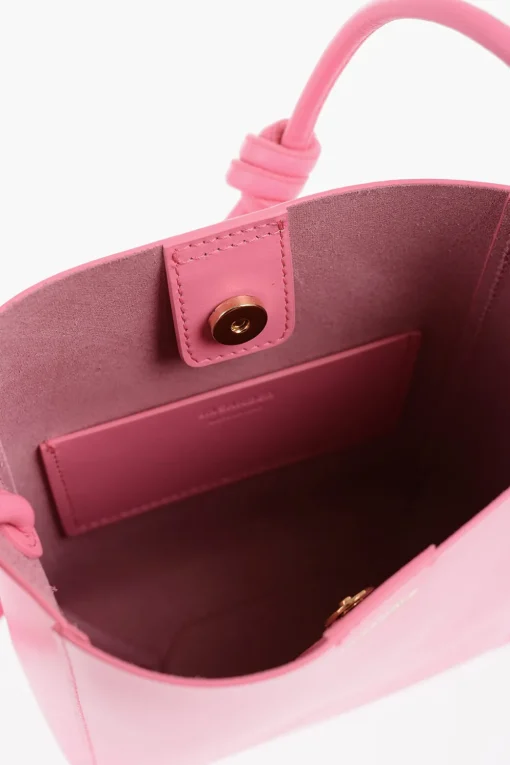Borsaa Tracolla in Pelle con Dettaglio Nodo>Jil Sander Hot