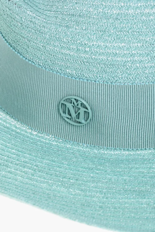 Fashion Borsalino in Canapa con Nastro in Gros-grain Donna Cappelli