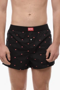 New Boxer con Ricamo Monogram All-Over Uomo Intimo