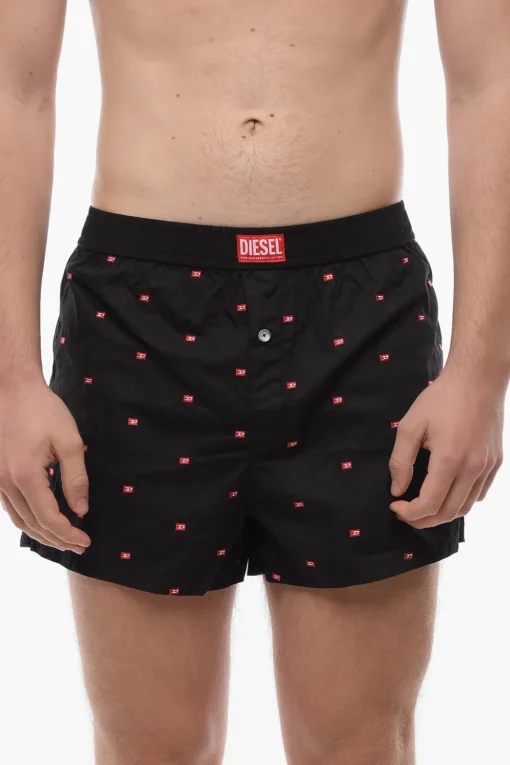 New Boxer con Ricamo Monogram All-Over Uomo Intimo