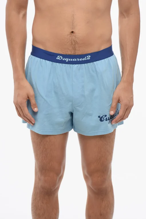Online Boxer CUPID'S CLUB in Cotone Stretch con Elastico Logato Uomo Intimo