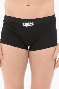 Boxer In Cotone GOTHIC Con Logo Ricamato>Dsquared2 Best