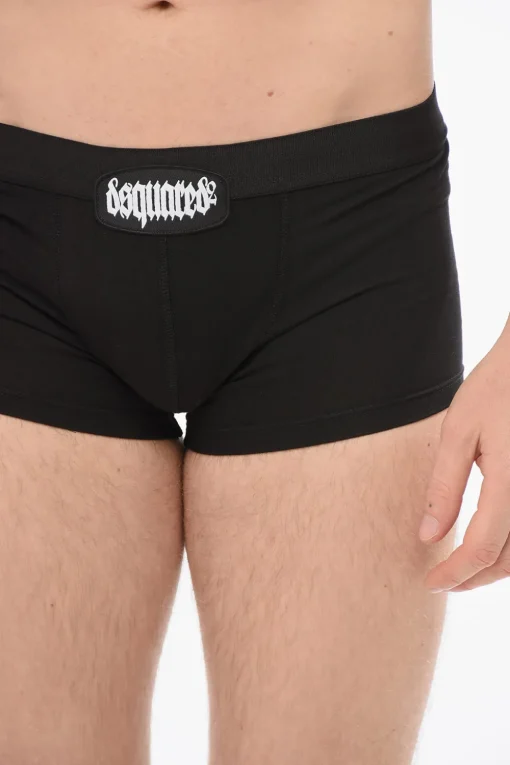 Boxer In Cotone GOTHIC Con Logo Ricamato>Dsquared2 Best