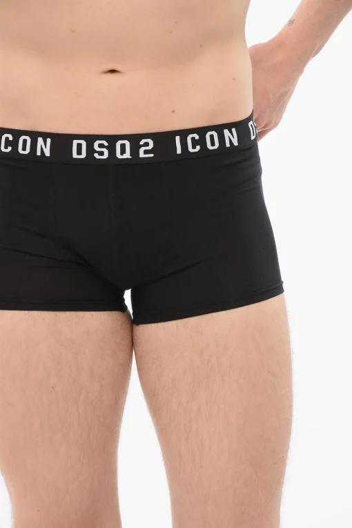 Clearance Boxer In Cotone ICON Con Banda Logata Uomo Intimo
