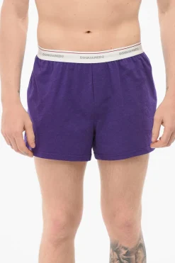Sale Boxer In Cotone TRUNK Con Banda Logata Uomo Intimo