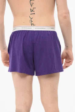 Sale Boxer In Cotone TRUNK Con Banda Logata Uomo Intimo