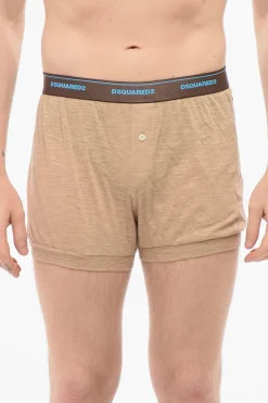 Sale Boxer In Cotone TRUNK Con Banda Logata Uomo Intimo