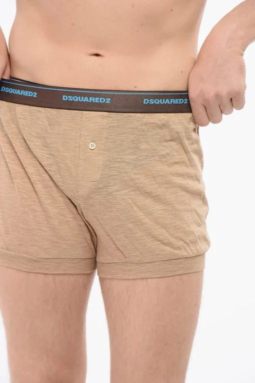 Sale Boxer In Cotone TRUNK Con Banda Logata Uomo Intimo