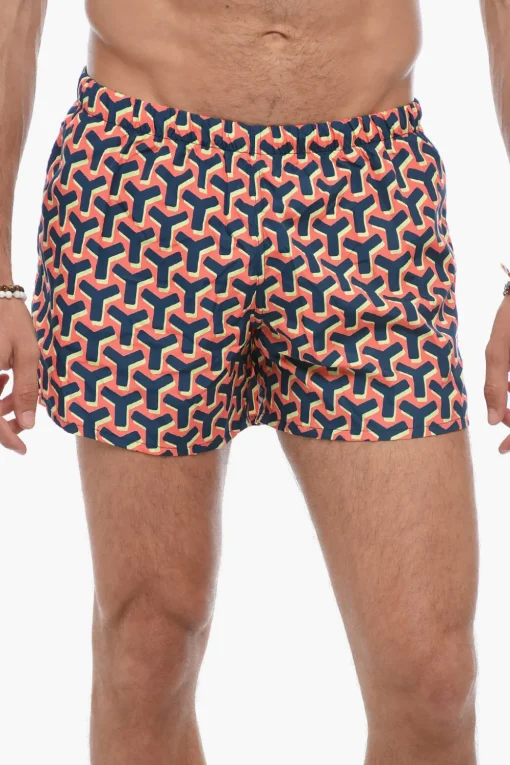 Discount Boxer in Motivo Monogram Uomo Costumi Da Bagno