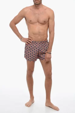 Discount Boxer in Motivo Monogram Uomo Costumi Da Bagno