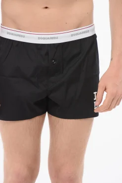 New Boxer LOVE Stampati In Misto Cotone Uomo Intimo