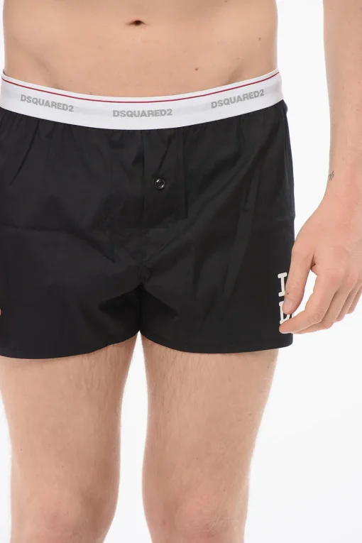New Boxer LOVE Stampati In Misto Cotone Uomo Intimo