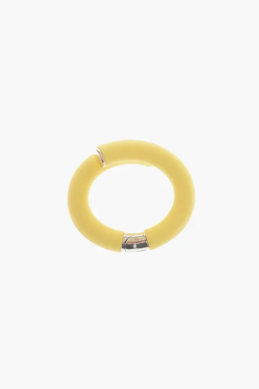 Bracciale CUFF a Spirale in Pvc e Argento>Bottega Veneta Hot