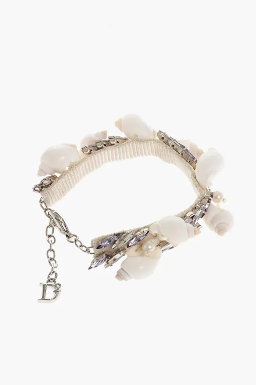 Bracciale Impreziosito da Conchiglie e Cristalli>Dsquared2 Clearance