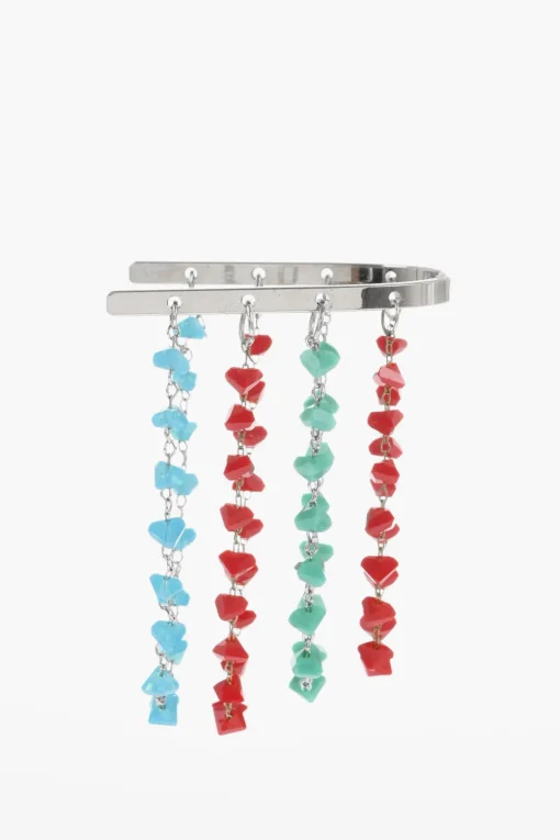 Fashion Bracciale in Metallo con Perline Donna Gioielli