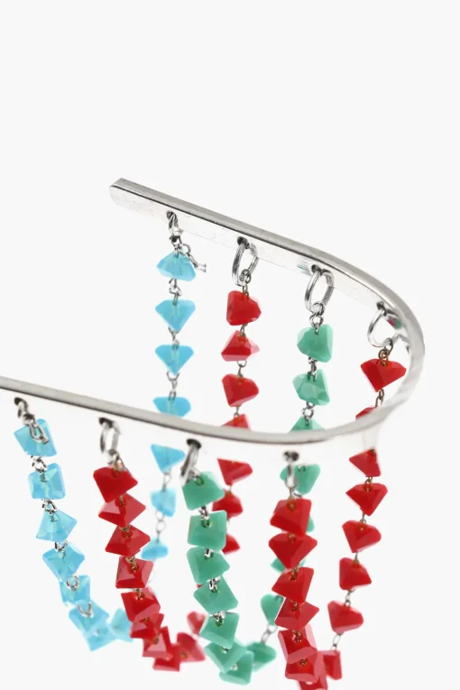 Fashion Bracciale in Metallo con Perline Donna Gioielli