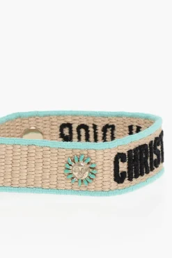 Sale Bracciale J'A in Tessuto con Logo Ricamato Donna Gioielli