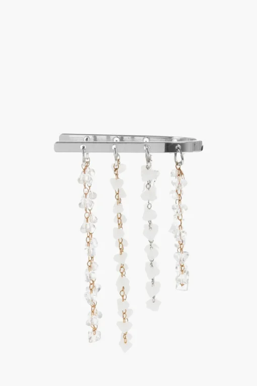Bracciale Rigido a Catene Multiple Impreziosite da Perline e Cristalli>Dsquared2 Sale