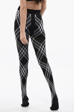 Online Calze in Misto Lana con Motivo Geometrico Donna Intimo