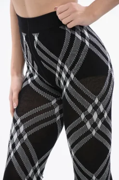 Online Calze in Misto Lana con Motivo Geometrico Donna Intimo
