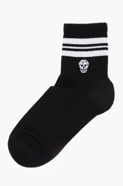 Hot Calzini in Misto Cotone con Dettagli a Contrasto Donna Intimo