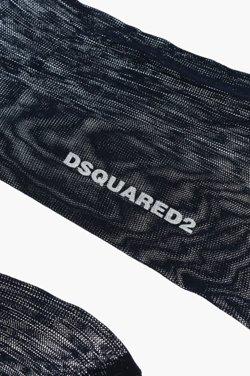Calzini Lunghi a Coste e a Tinta Unita>Dsquared2 Fashion