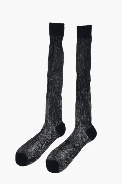 Calzini Lunghi a Coste e a Tinta Unita></noscript>Dsquared2 Fashion