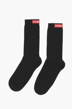 Calzini Lunghi a Coste e a Tinta Unita>Dsquared2 Outlet