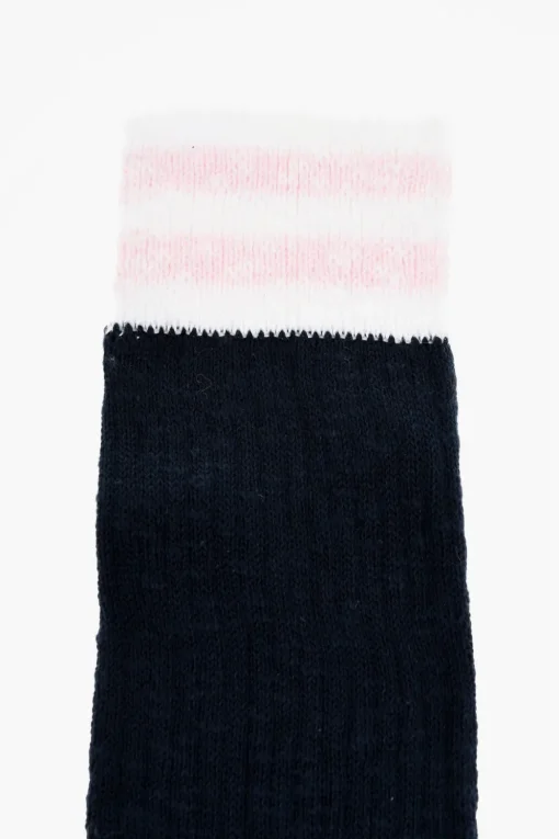 Calzini Lunghi a Tinta Unita con Ricami a Contrasto>Dsquared2 Fashion