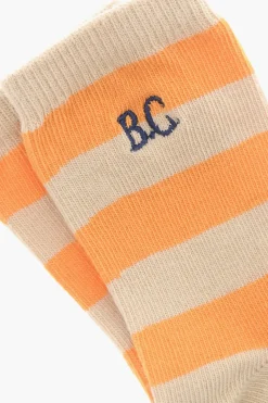 Fashion Calzini Lunghi con Dettagli a Contrasto Bambino Abbigliamento