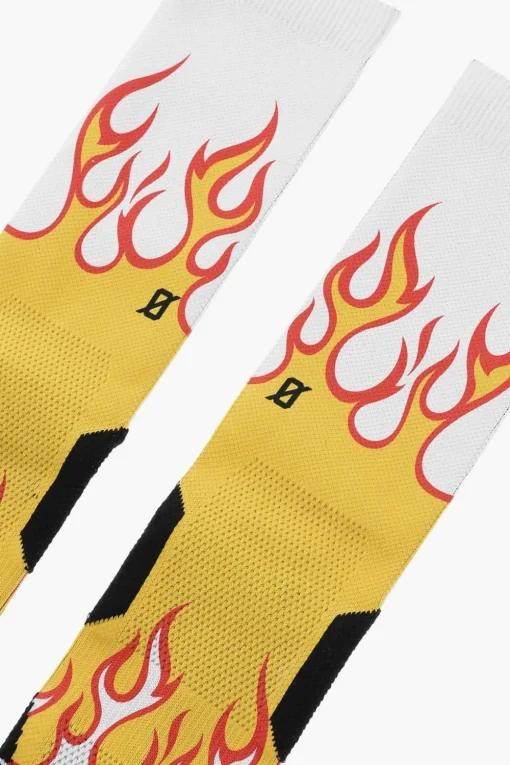 Calzini Lunghi FLAME Stampati>Scrimmage Fashion