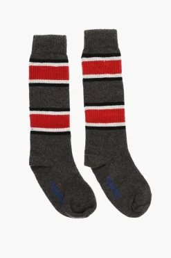 Calzini Lunghi in Misto Lana Color Block>Dsquared2 Hot