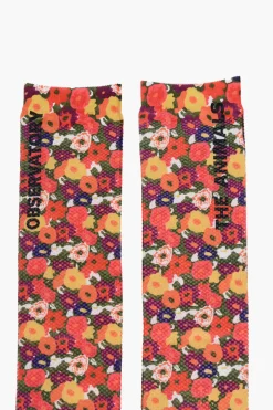 Calzini Lunghi in Motivo Floreale>The animals observatory Fashion