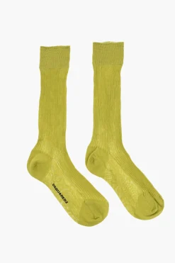 Calzini Lunghi In Seta a Tinta Unita>Dsquared2 Discount