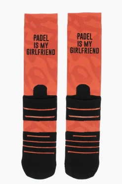 Clearance Calzini Lunghi PADEL IS MY GIRLFRIEND Stampati Donna Intimo|Intimo