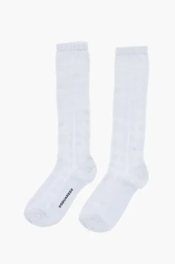 Hot Calzini Lunghi Traforati in Misto Lana Uomo Intimo