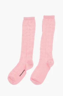 Calzini Lunghi Traforati a tinta Unita></noscript>Dsquared2 Online