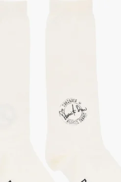Calzini Mid Crew in Misto Lana con Dettagli a Contrasto>Dsquared2 Sale