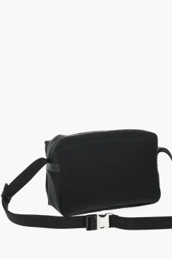 Camera Bag in Nylon Traforato con Logo Stampato>Off-White New