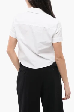 Camicia a Crop MINI con Taschino Logato>Dsquared2 Discount