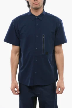 Camicia A Maniche Corte 4AWAY TREK Con Taschino>Woolrich Hot