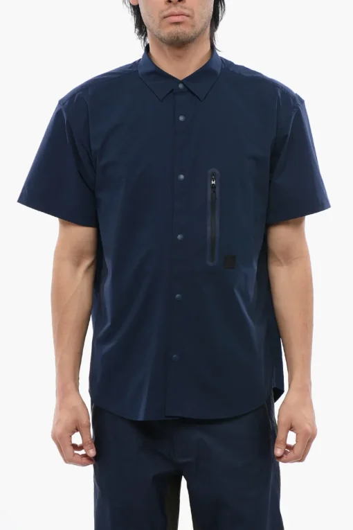 Camicia A Maniche Corte 4AWAY TREK Con Taschino>Woolrich Hot