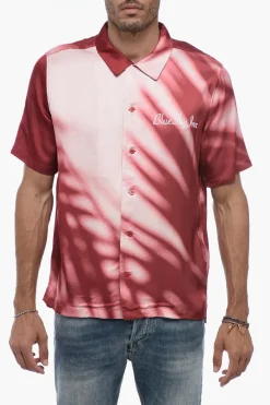 Camicia A Maniche Corte Con Stampa Tie-Dye>Blue Sky Inn Online