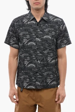 Best Camicia A Maniche Corte Con Stampa Allover Uomo Camicie