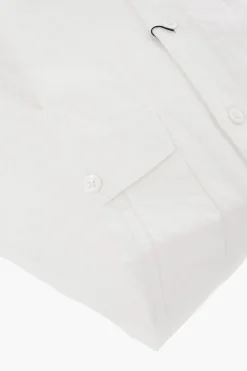 Camicia a Maniche Corte in Lino con Tasche Utility></noscript>Corneliani Outlet